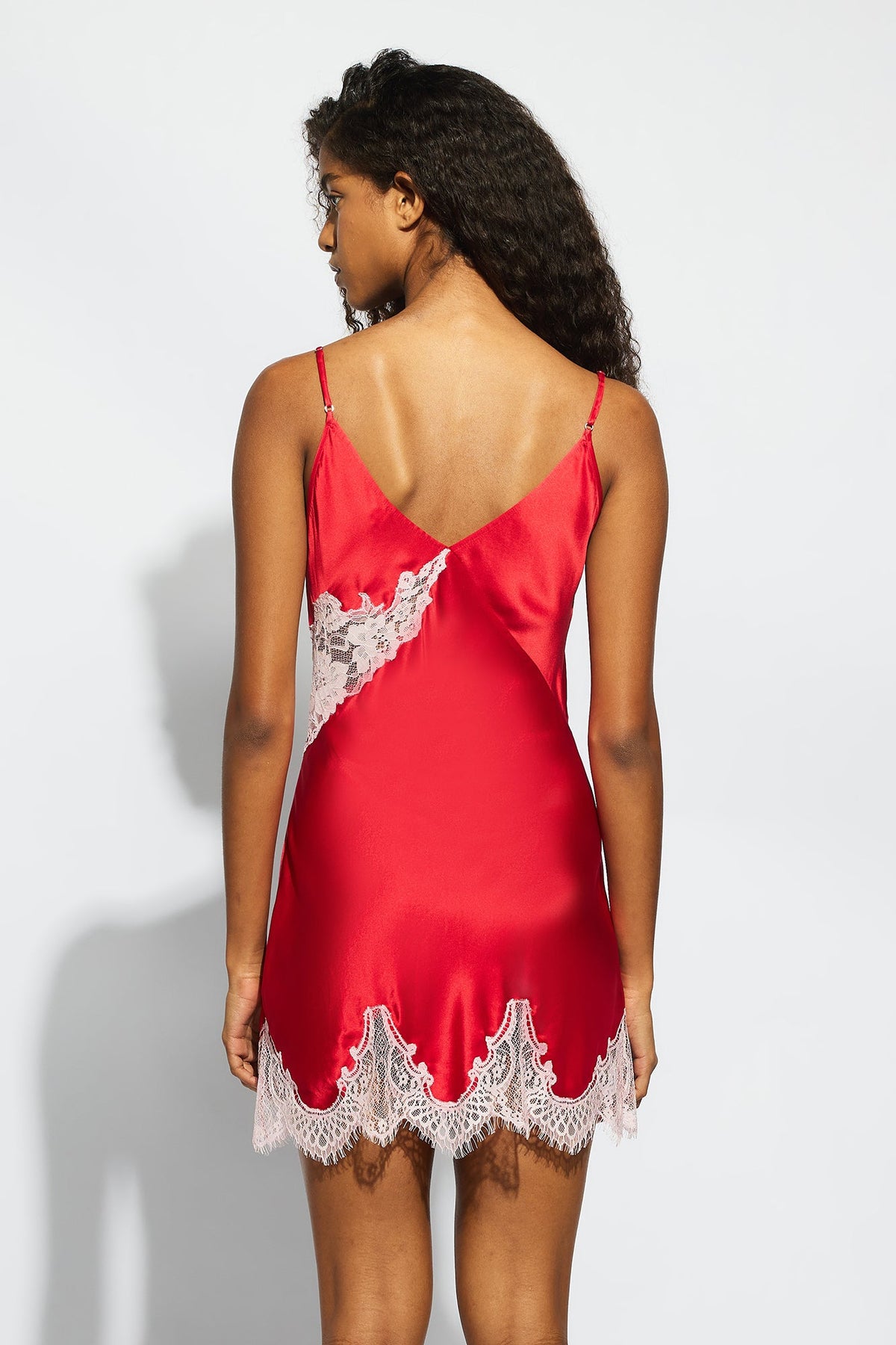 The Minx Chemise By GINIA In Chilli Red