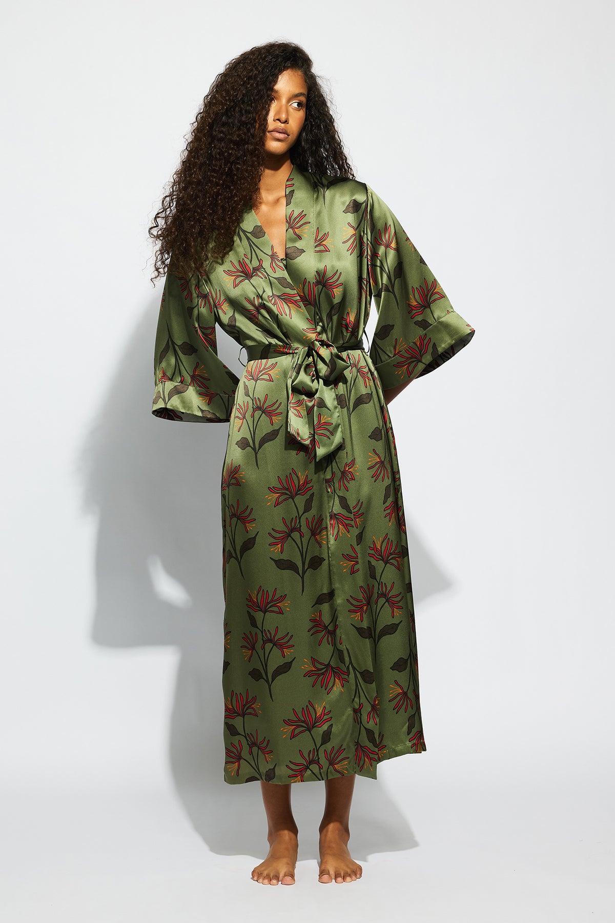 The Aria Robe By GINIA In Australiana Print