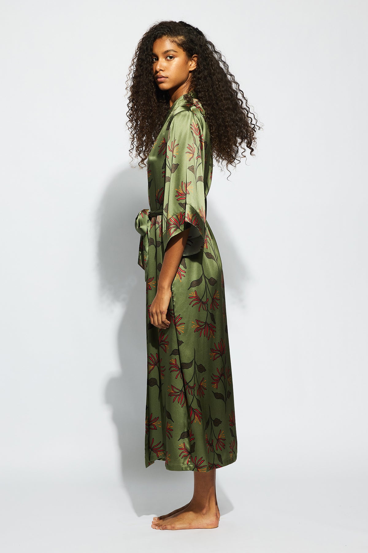 The Aria Robe By GINIA In Australiana Print