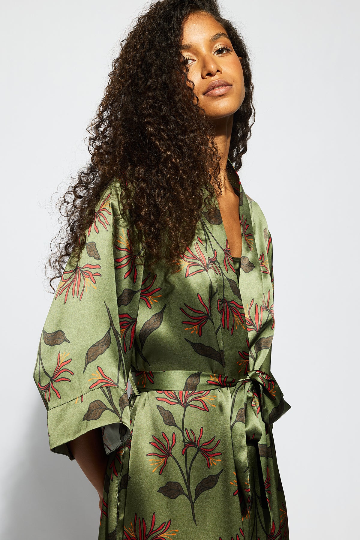 The Aria Robe By GINIA In Australiana Print