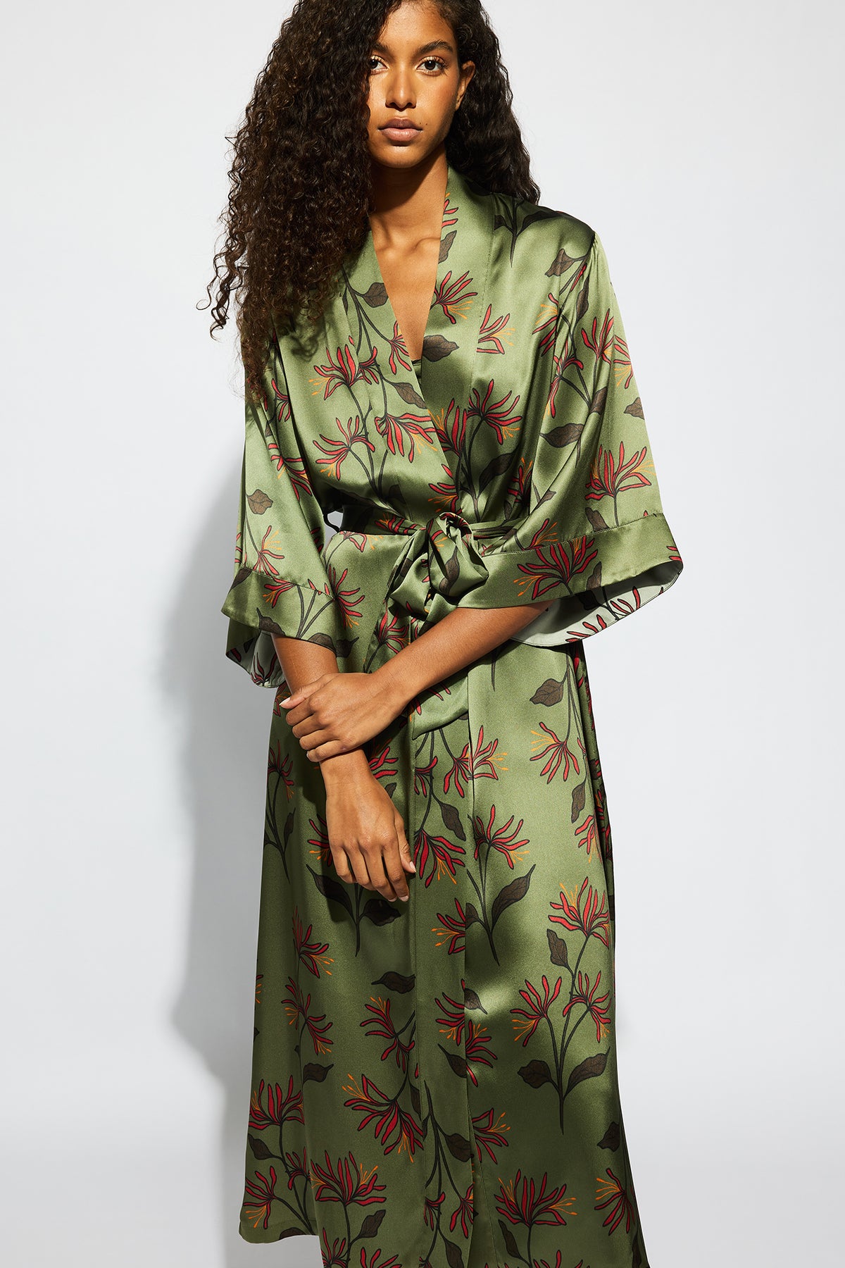 The Aria Robe By GINIA In Australiana Print