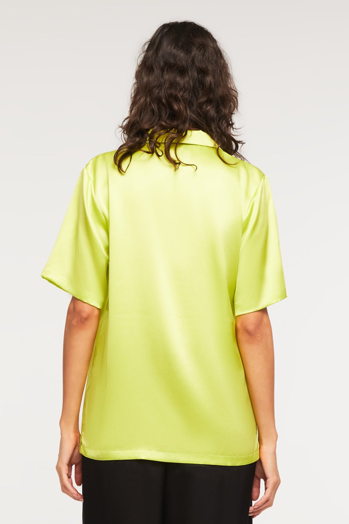 Camp Shirt in Electric Lime from GINIA RTW