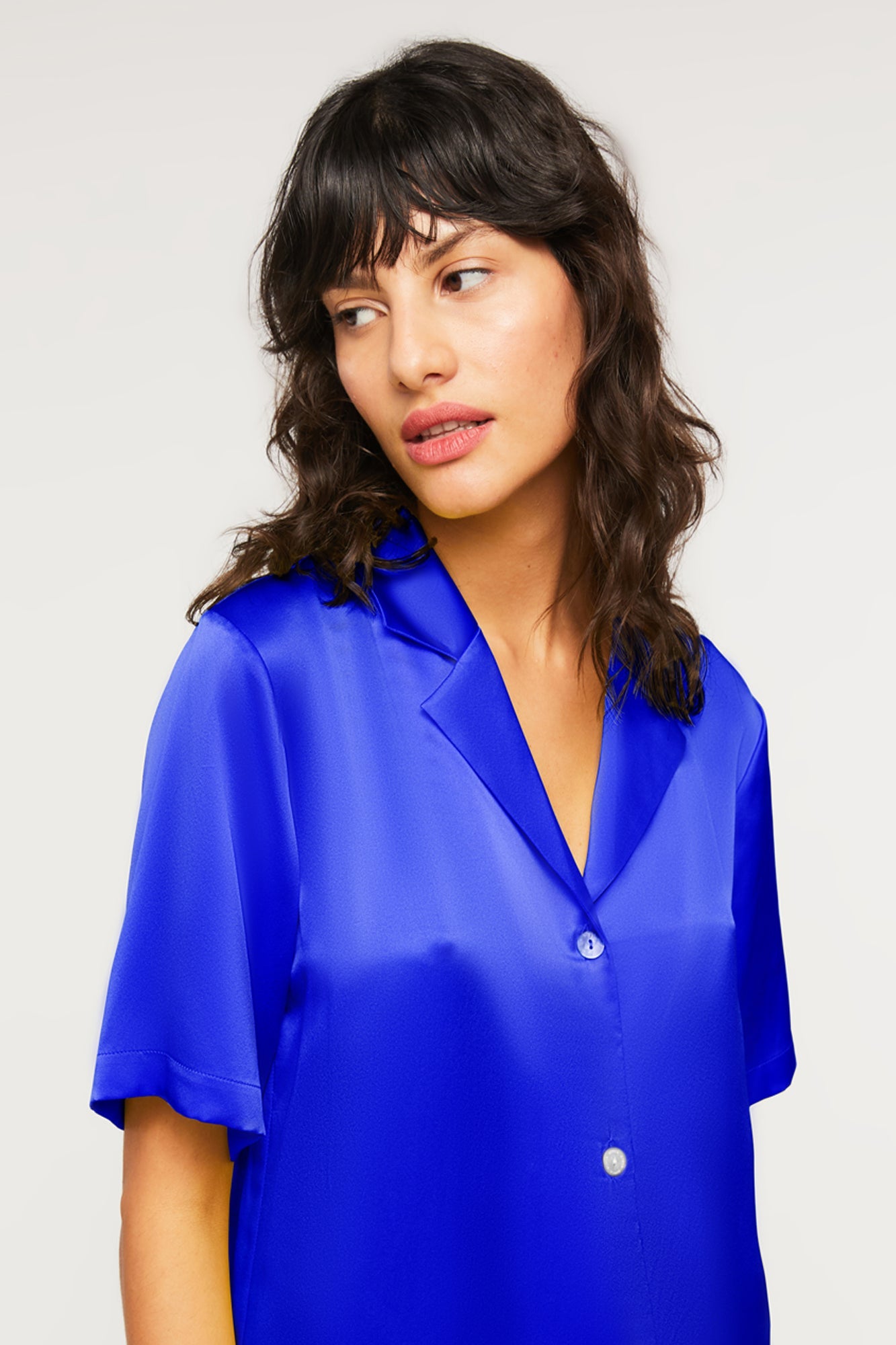 Camp Shirt in Lapis from GINIA RTW