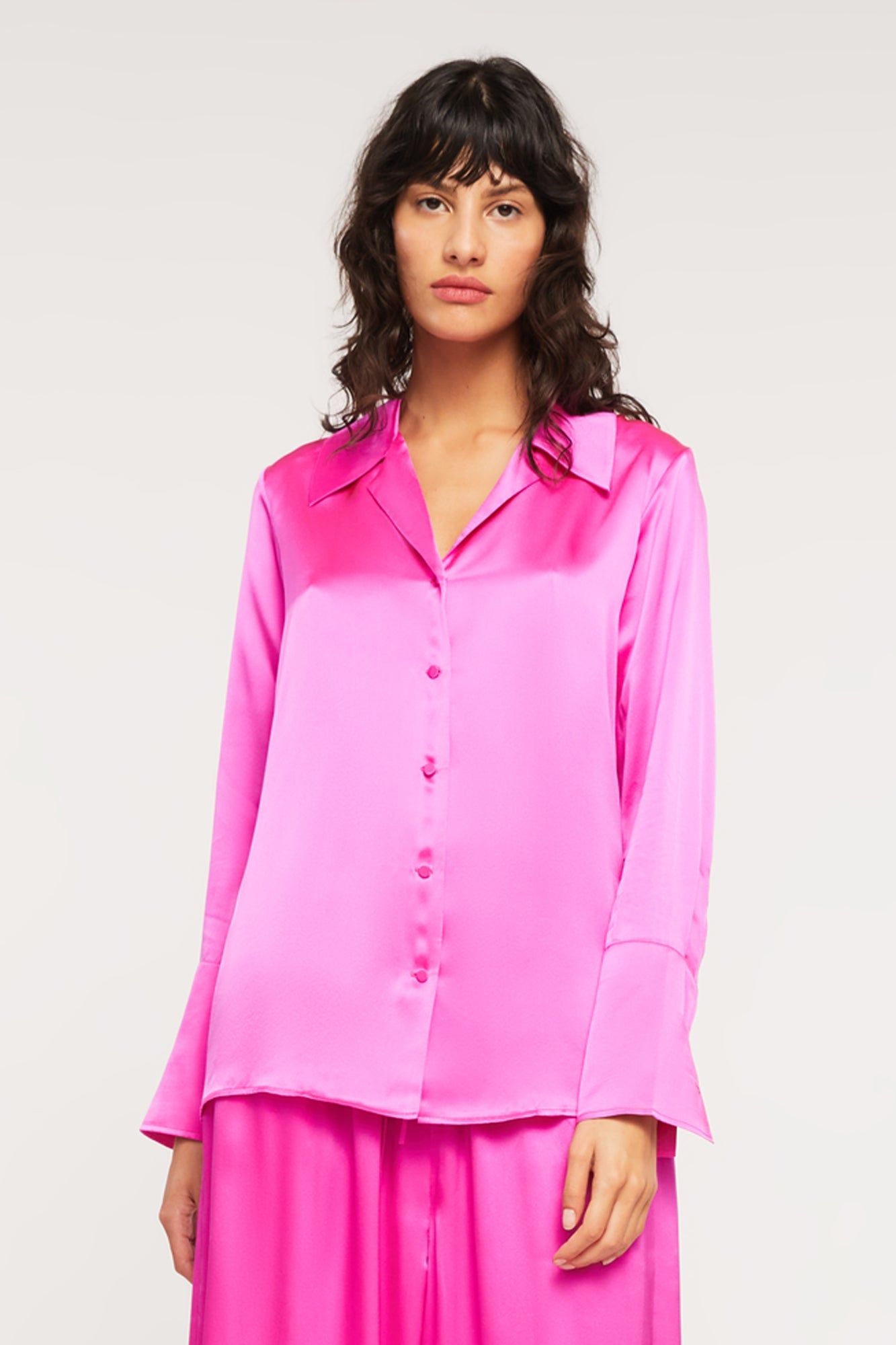Isla Shirt in Electric Pink from GINIA RTW