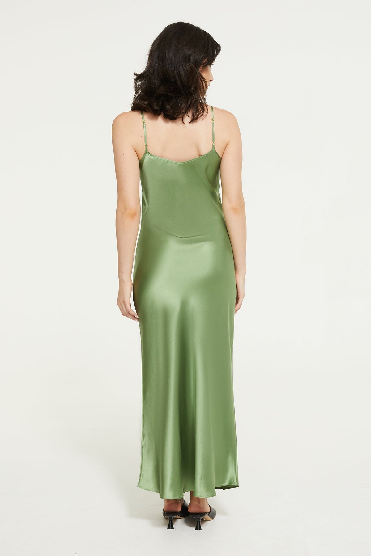 The Delilah Slip By GINIA In Evergreen