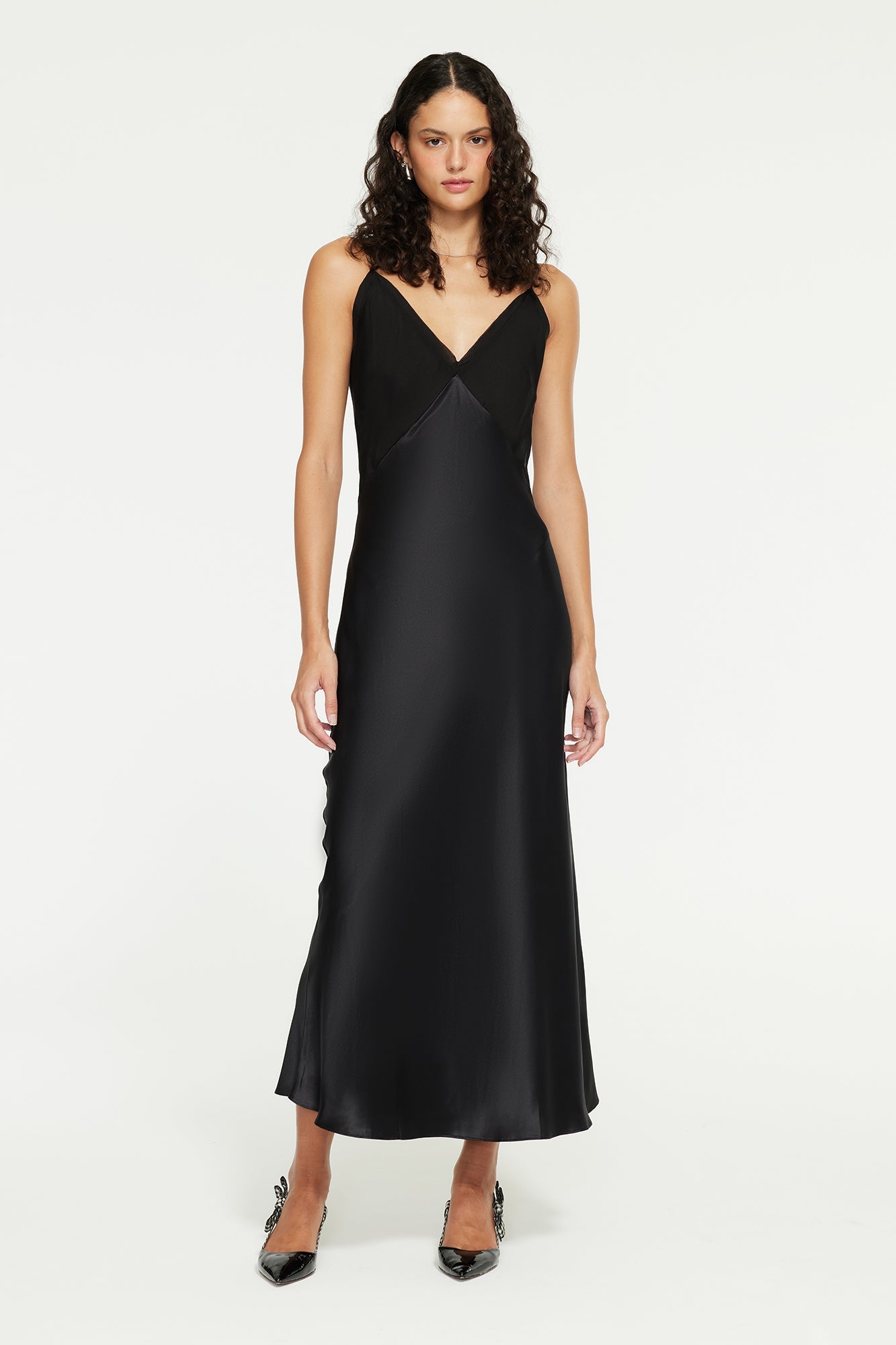 The Leni Maxi Dress By GINIA In Black