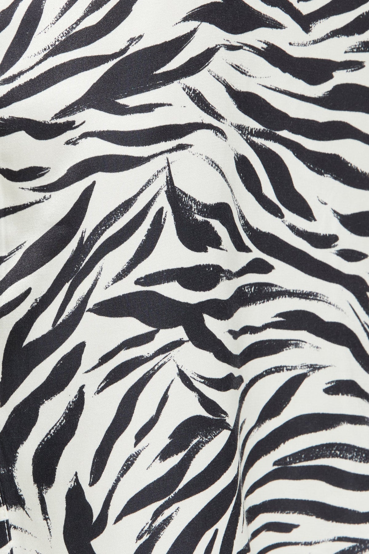 The Zafina Shirt in Brush Zebra Print by Ginia