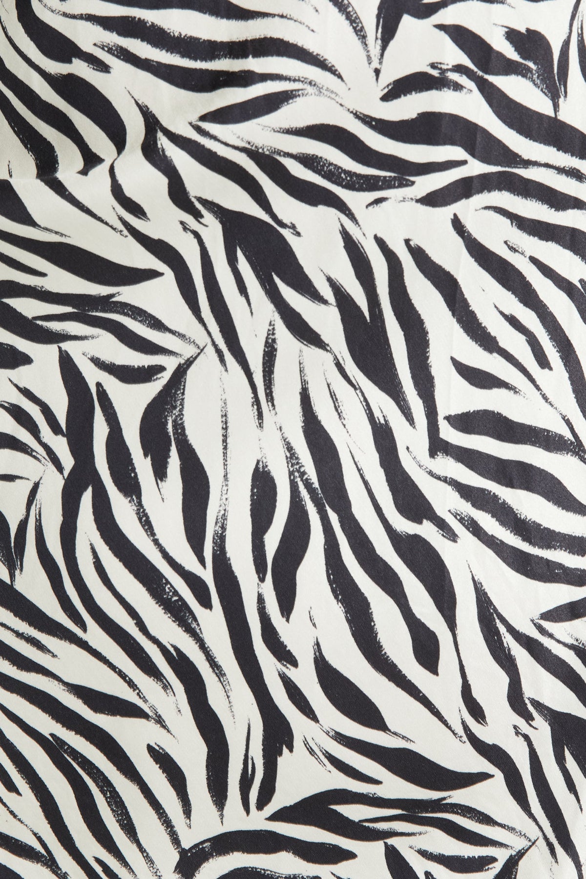 The Zafina Chemise in Brush Zebra Print by Ginia Sleepwear