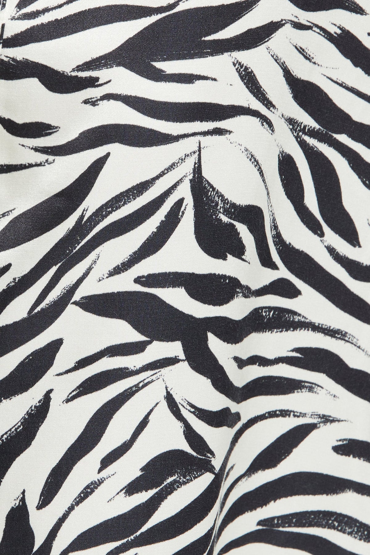 The Zafina Long Pants in Brush Zebra Print by Ginia